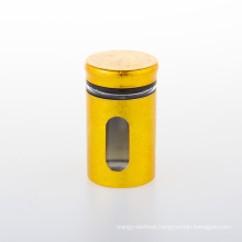 150ml wholesale spice jar with gold lid chilli pepper jar